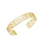 Gold Grace Cuff Bracelet