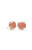Ryan Stud Gold Pink Coral Drusy Earring