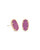 Ellie Earring Gold Deep Fuchsia Drusy