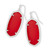 Elle Earring Silver Red