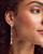 Rumi Linear Statement Silver Earring