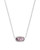 Elisa Necklace Silver Purple Amethyst