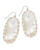 Macrame Danielle Earring Silver Ivory Mother of Pearl