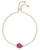 Theo Bracelet Fuchsia Drusy