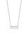 Leanor Necklace Silver White Mother of Pearl