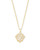 Kacey Necklace Gold Filigree Metal