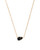 Helga Necklace Gold Black Drusy