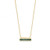Leanor Necklace Gold Sage Drusy