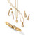 Meridian Zenith Medium Hoop Earring 2 Gold 