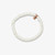 White Pastel Disc Stretch Bracelet Puravida 