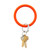Orange Crush Big O Silicone Key Ring