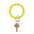 Yes Yellow Big O Silicone Key Ring