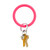Tickled Pink Big O Silicone Key Ring