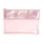 Peekaboo Rectangular Clutch Pink Shimmer