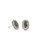 Cade Earring Silver Platinum Drusy CZ