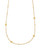 Presleigh Short Strand Necklace Gold Metal 