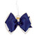 Ink Blue Bow Clip