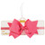 Hot Pink Bow Soft Headband