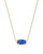 Elisa Necklace Cobalt Cat's Eye Birthstone September