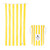 Yellow Stripe Extra Large Quick Dry Towel