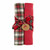 White Tartan and Waffle Dish Towel