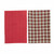 White Tartan and Waffle Dish Towel