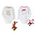 Reindeer Christmas Knit Rattle Gift Set