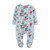 Boy Christmas Print Sleeper 3-6m