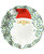 Ho Ho Santa Ruffle Plate