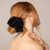 Frayed Black Brunch Scrunchie