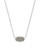 Elisa Necklace Silver and Platinum Drusy