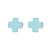 Turquoise Cross Stud Earring