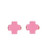 Pink Cross Stud Earring