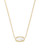 Elisa Necklace Gold and White MOP