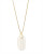 Inez Necklace Gold White Mother of Pearl