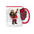 Christmas in Evergreen Santa Mug with Mitten Attachment