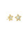 Jae Star Stud Gold Dichroic Earrings