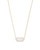 Ever Necklace Gold White Mother of Pearl