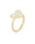 Ari Heart Ring Size 8 Gold Iridecent Drusy 