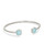 Davie Cuff Silver Blue Magnesite