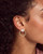 Davie Hoop Gold Dichroic Earrings