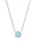 Davie Silver Blue Magnesite Short Necklace