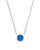 Davie Silver Blue Opal Short Necklace