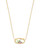 Elisa Necklace Gold Dichroic Glass