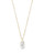 Camila Necklace Gold Lustre Glass