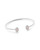 Calla Bracelet Silver Rose Quartz