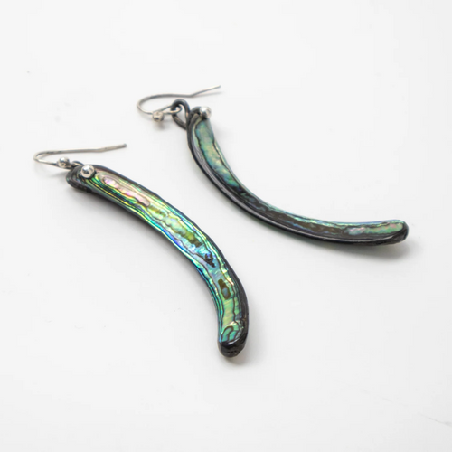Paua Tusk Earrings Paua Tusk Earrings