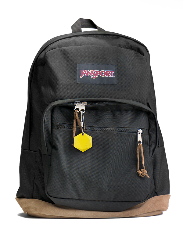 XY4+ can be easily attached to backpacks, purses, or other bags that are important to keep track of.