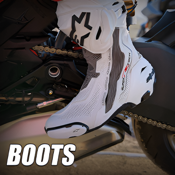 Alpinestars Sportbike Motorcycle Boots: MOTO-D Racing