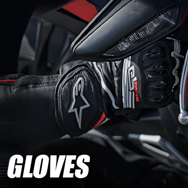 Alpinestars Motorcycle Race Gloves: MOTO-D Racing